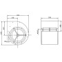 Ventilateur centrifuge RD25S-4DW.4N.2L.