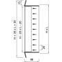 GRILLE ACIER POUR CONDUITS CYLINDRIQUES GCF 800x225 - 20400803