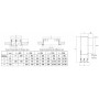 DIFFUSEUR LINEAIRE A FENTE DFA-4F 4x900 A - 20420904