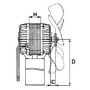 Moteur électrique VN5.13.311.D120 BOITE INDIVIDUELLE - 12021020