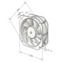 Ventilateur compact W1G200-HH77-52 - 13510590