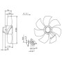 Ventilateur hélicoïde FE040-VDA.2C.1. - 11030107