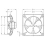 Ventilateur hélicoïde HCD-20-4M - 23051200