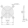 GRILLE METALLIQUE 60x60 - 13029060