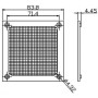 FILTRE METALLIQUE  80x80 - 13029085