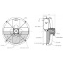 Ventilateur hélicoïde S0762 4PB35 TX140L06 - 26020777