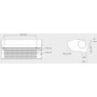 RIDEAU D'AIR SANS CHAUFFAGE  AD315A 3.50M - 40010317