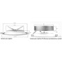 DIFFUSEUR ALUMINIUM CIRCULAIRE A CONES FIXES DAP 160 R - 20410165