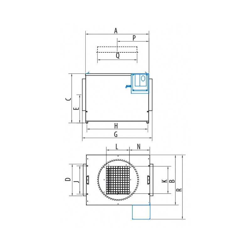 CAISSON C4 HUCF ECO PR 055 D TRI