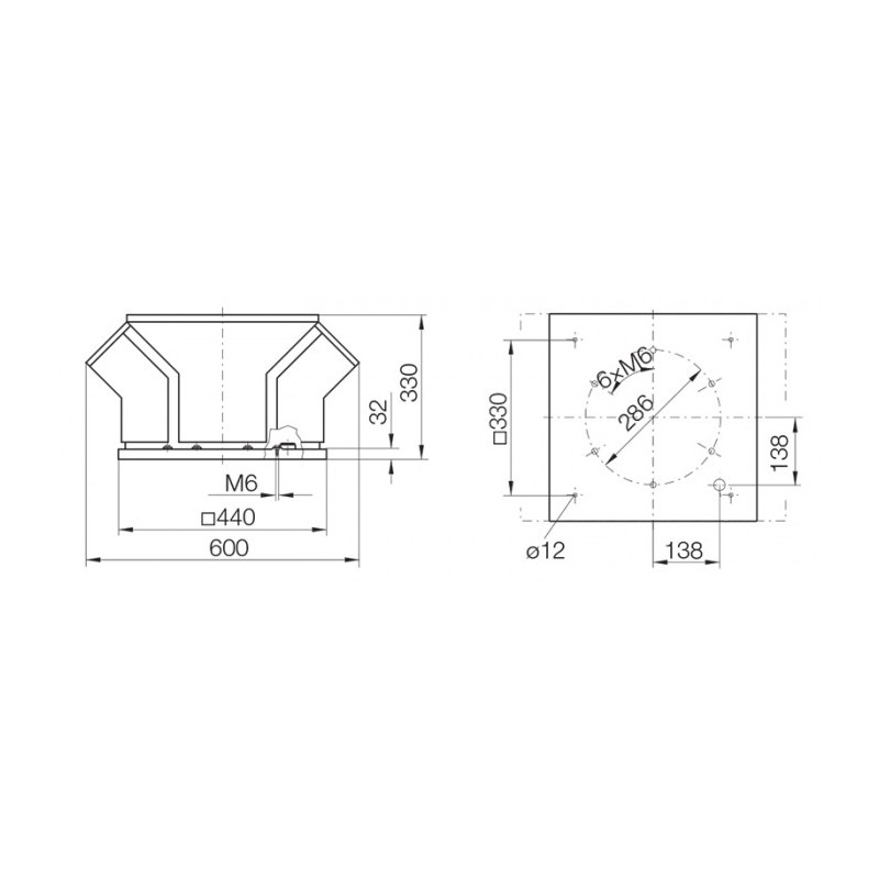 Extracteur de toiture RDA 31-2531-MDR