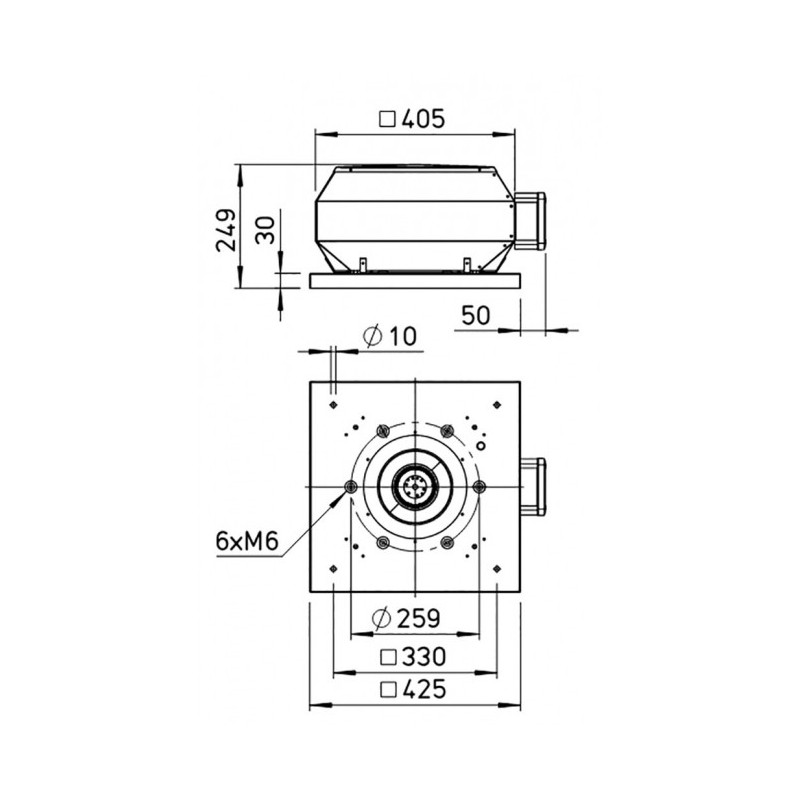Extracteur de toiture VDW 200/2