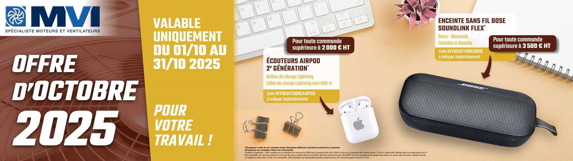 OFFRE D'OCTOBRE OFFRE D'OCTOBRE