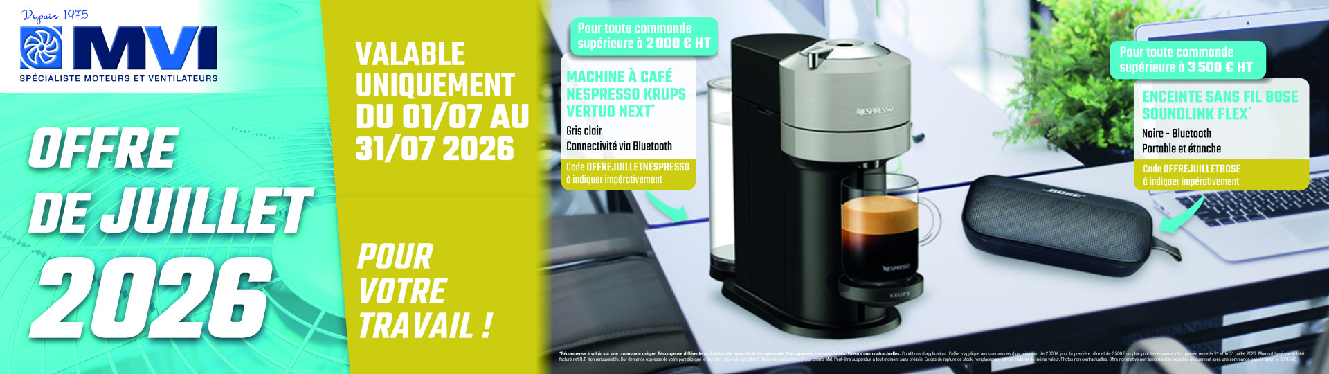 OFFRE DE JUILLET 2026