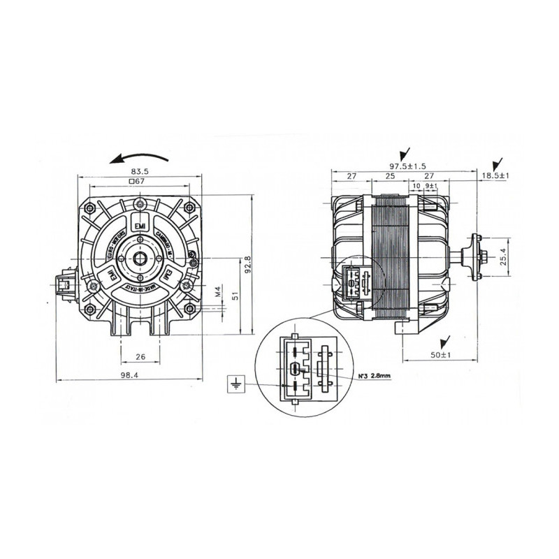 Moteur 82E-2516 C1