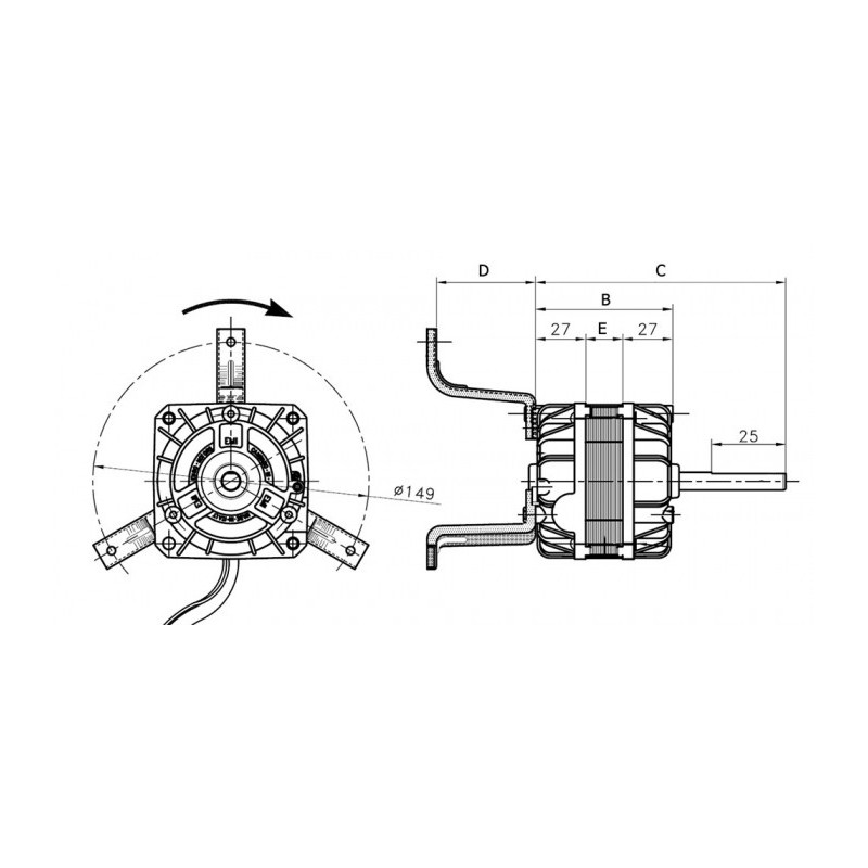Moteur 83M-2521/01