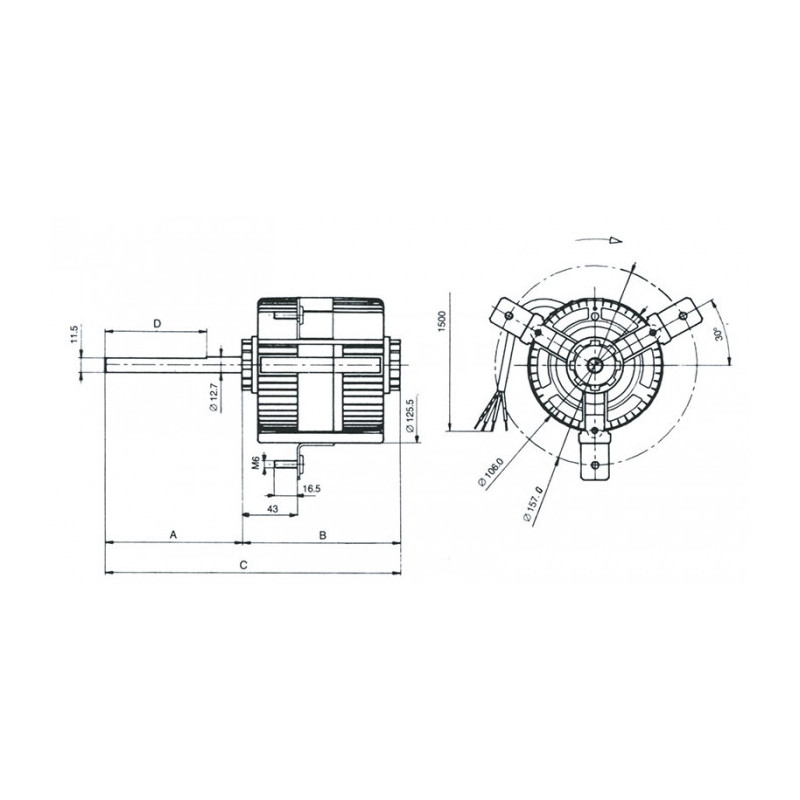 Moteur électrique 101T-40185