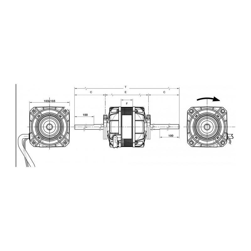 Moteur électrique 106B-5085/1Q