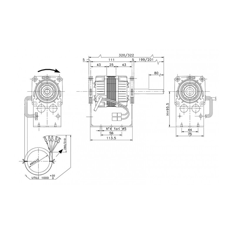 Moteur électrique 83-3-2520/02