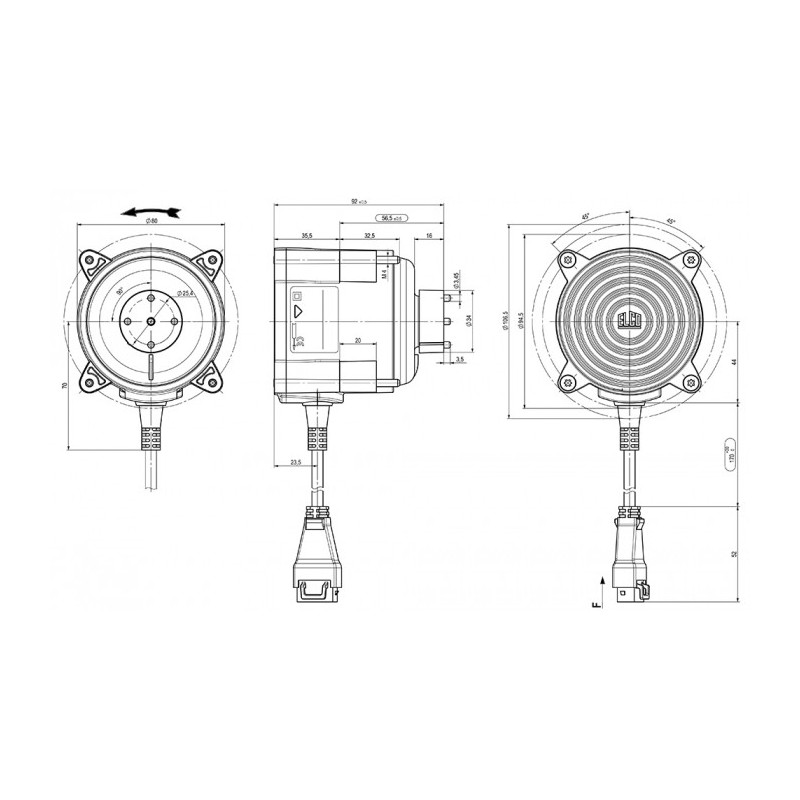 Moteur électrique ECM 12-15.C0.56C.VL.HA
