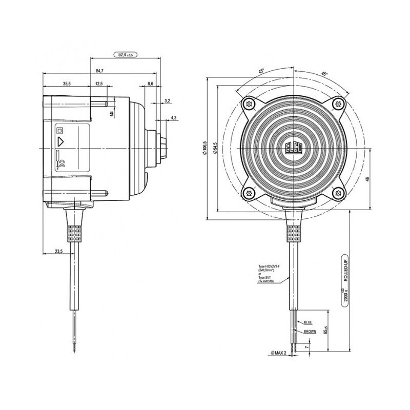 Moteur électrique ECM 12-15.C2M.VC.HC