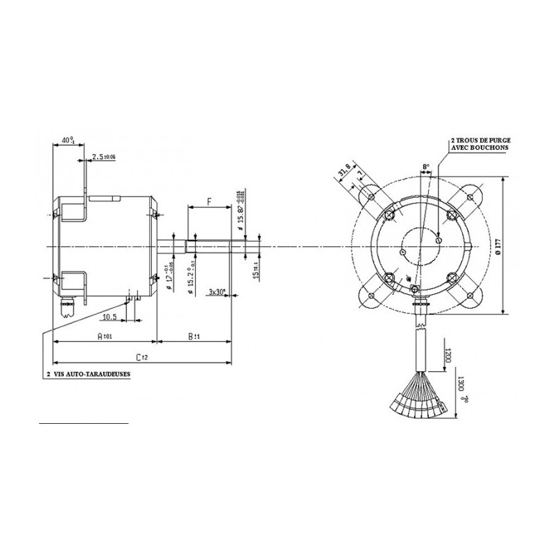 Moteur électrique K48420 M01186