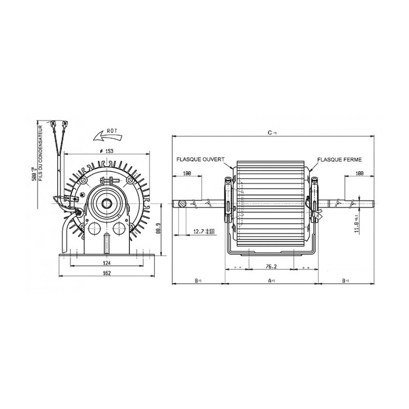 Moteur électrique K48422 M02027