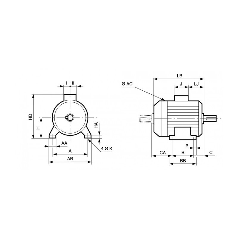 Moteur LS 100 3.0/4 B3 IE3