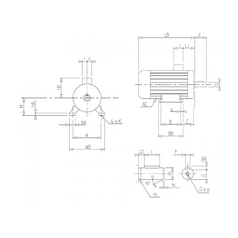 Moteur LS 180 18.5/4