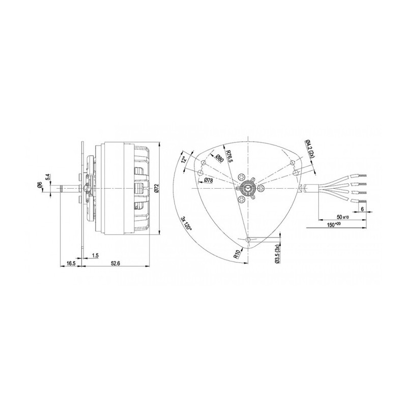 Moteur M2E052-BF63-27