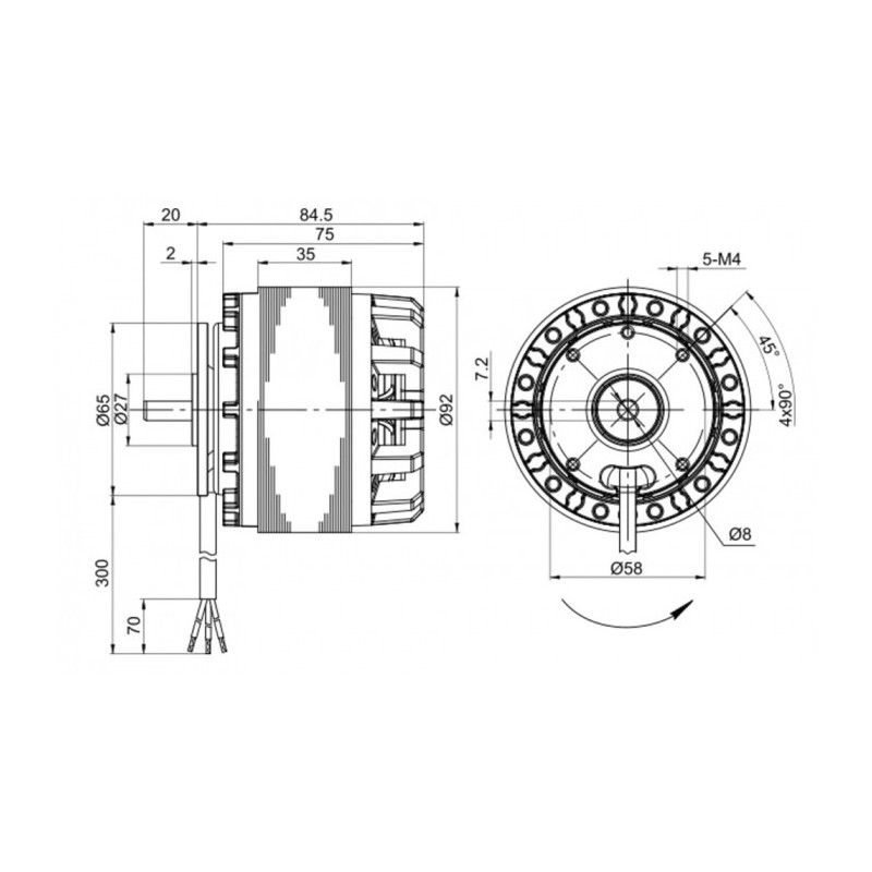 Moteur M4E068-DF01-50