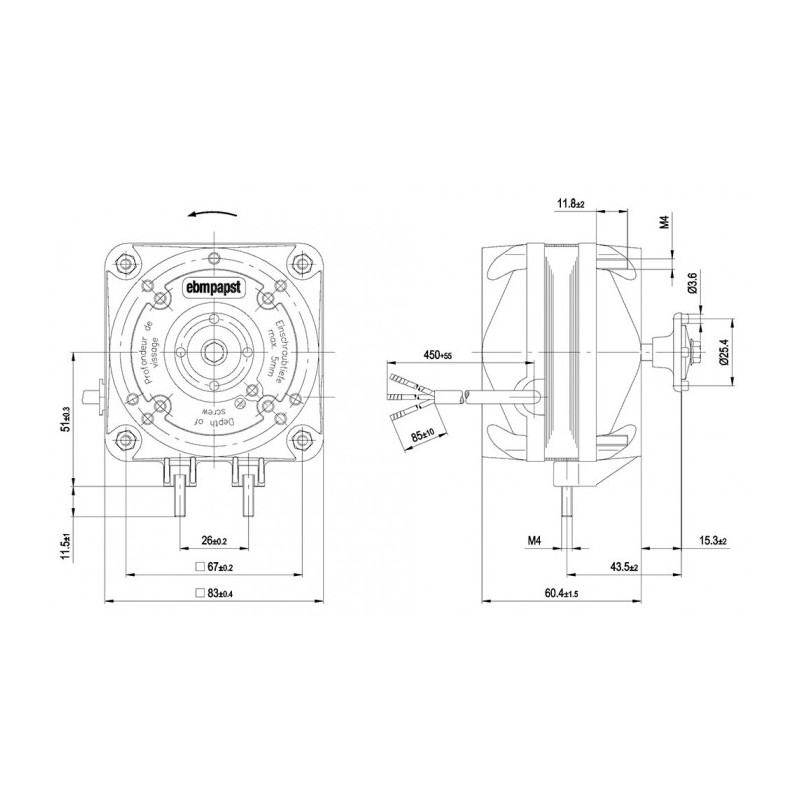 Moteur M4Q045-BD01-01