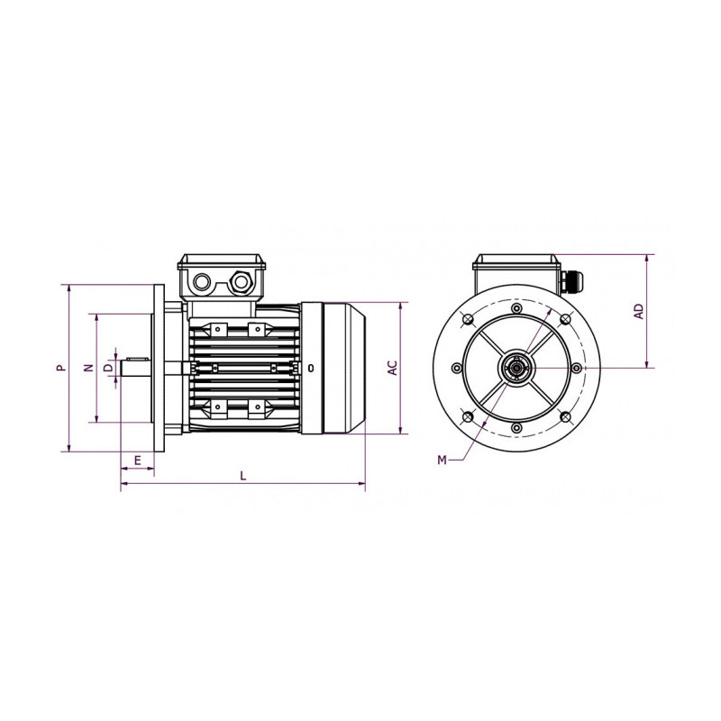 Moteur MH3 90 L4 1.5/4 B5