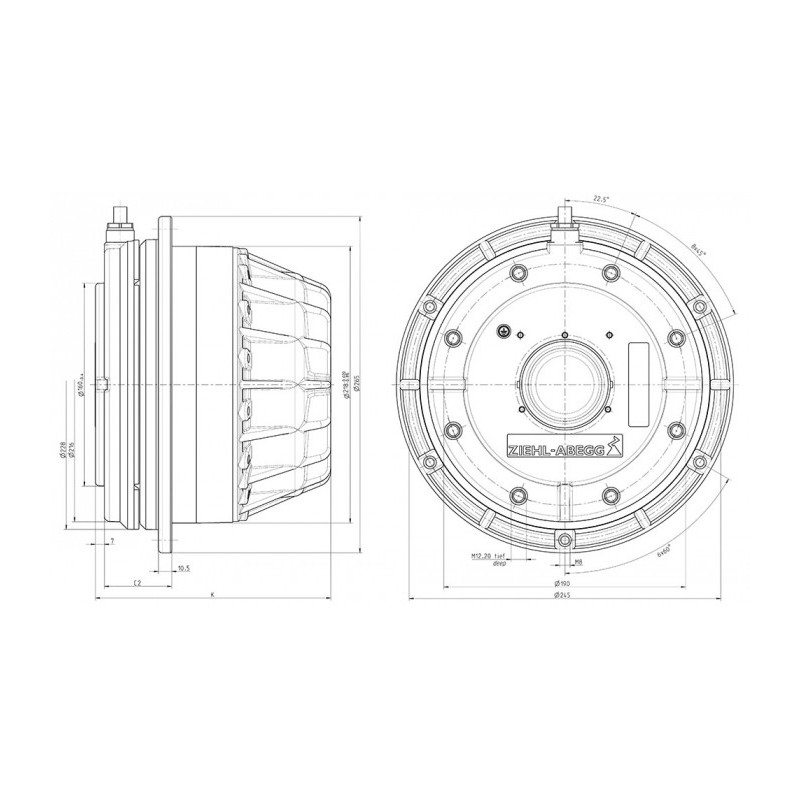 Moteur MK165-4DK 18.U.