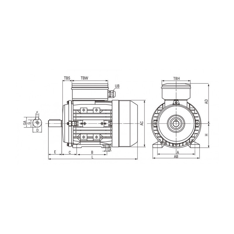 Moteur MMP 90 L4 1.5/4 B3
