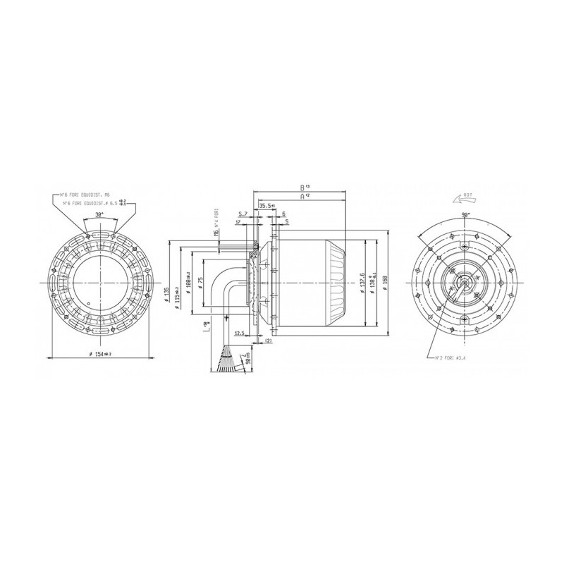 Moteur MRE 135-90-4T