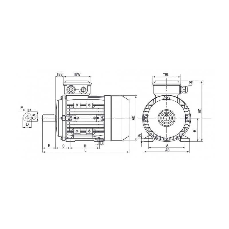 Moteur MTA 132 S8-2.2/8