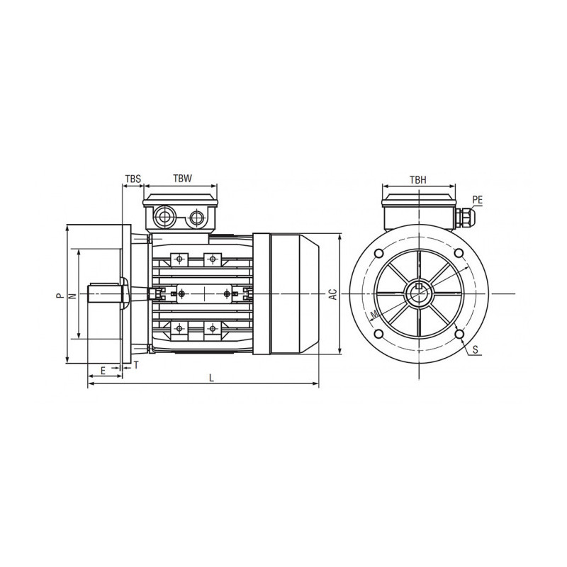 Moteur MTA 90 L12-6L 0.15/1.1 B5