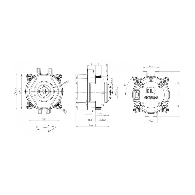 Moteur NiQ3208-330250-V13.0