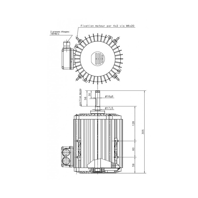 Moteur TX120L8