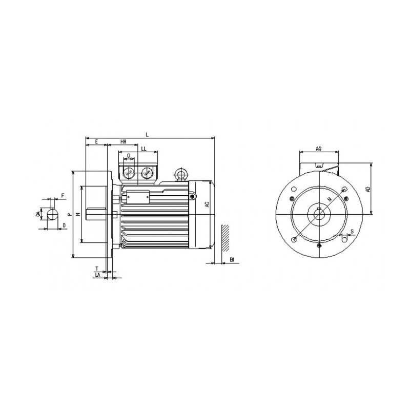 Moteur W21R 90 S6 0.75/6 B5