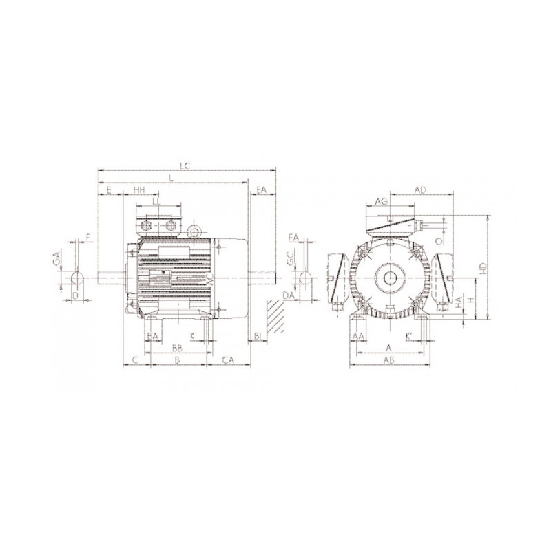 Moteur W41R 180 L4 22/4 B3