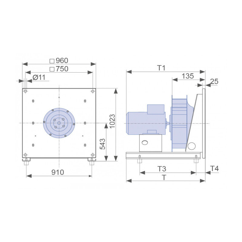 Moto-turbine ER71C-4DN.H7.1R.