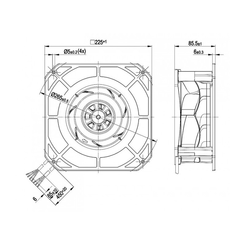 Moto-turbine K3G190-RC05-03
