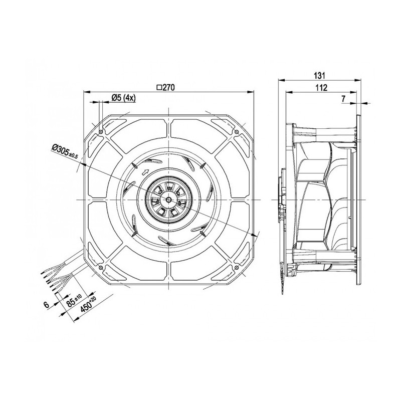 Moto-turbine K3G225-RE07-03