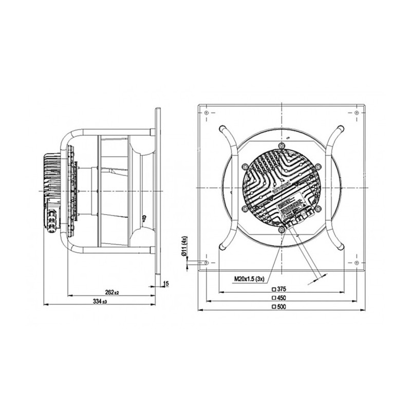 Moto-turbine K3G310-AZ88-02