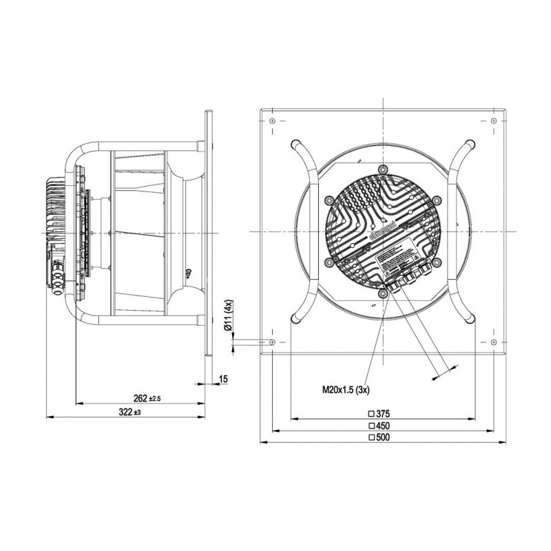 Moto-turbine K3G310-BB49-02