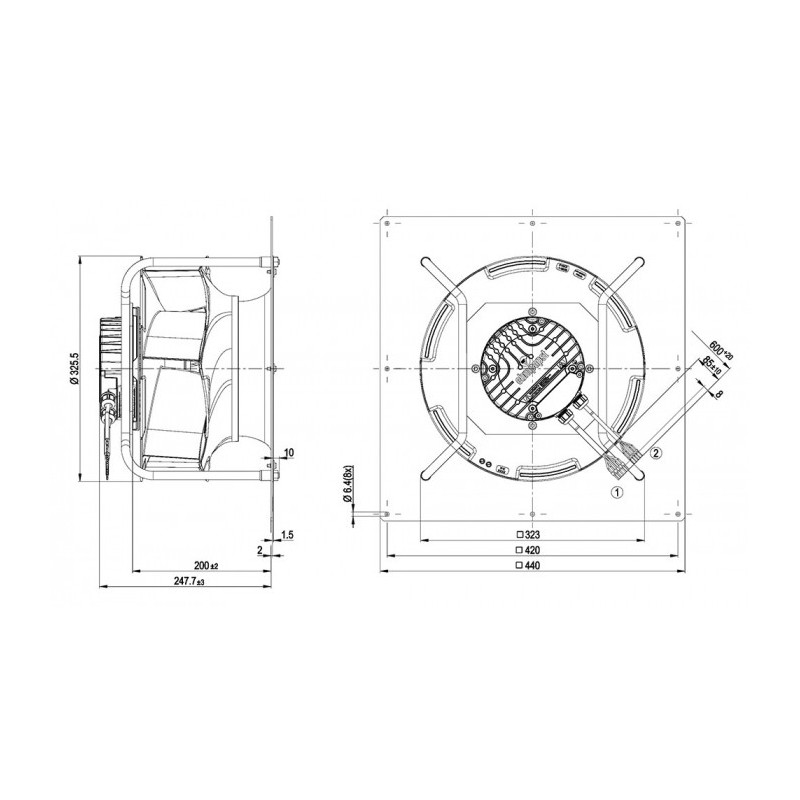 Moto-turbine K3G310-RR05-H2