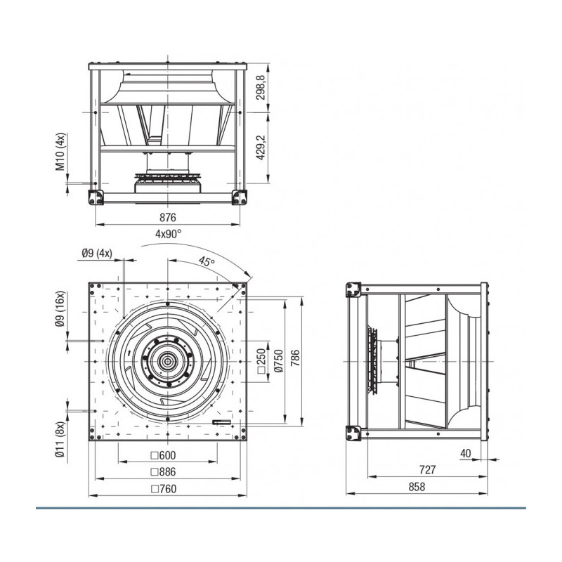 Moto-turbine K3G800-PV13-01