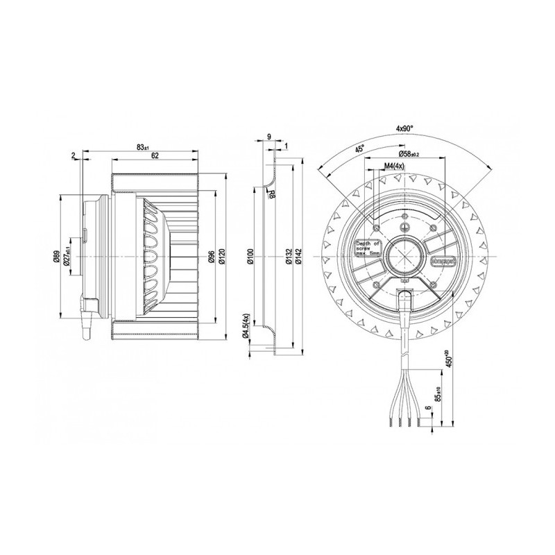 Moto-turbine R2E120-AR54-36