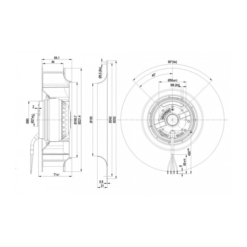 Moto-turbine R2E220-AD19-11.